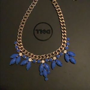 Chunky blue necklace